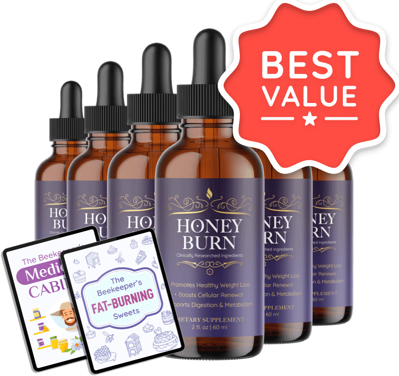 HoneyBurn 6 bottle